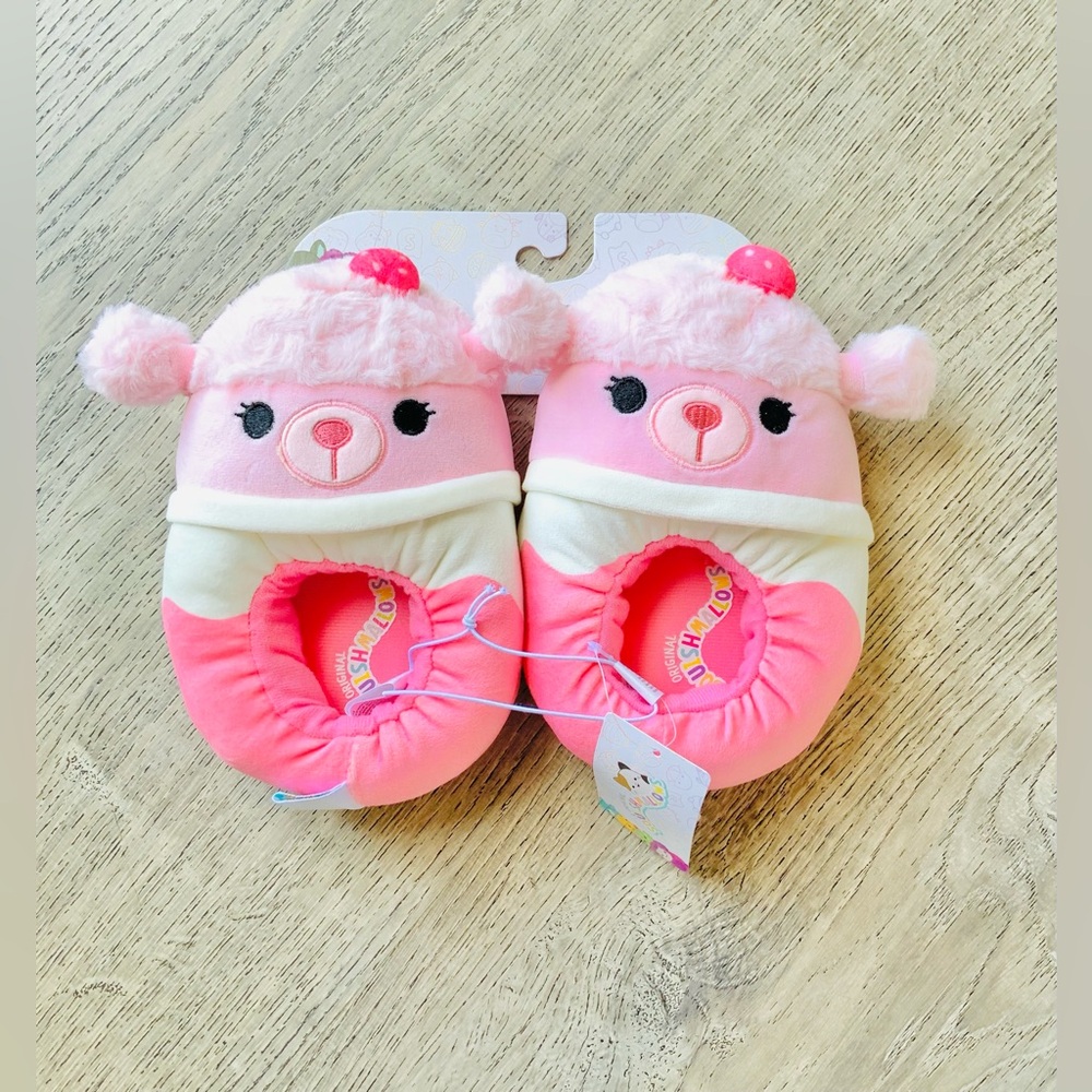 NWT🌼 Squishmallows Poodle Slippers Toddler 11/12
